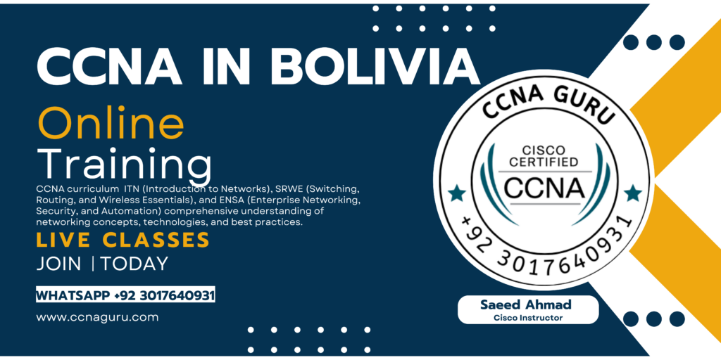 CCNA Guru: The Best Online CCNA Training and Certification Program in Bolivia